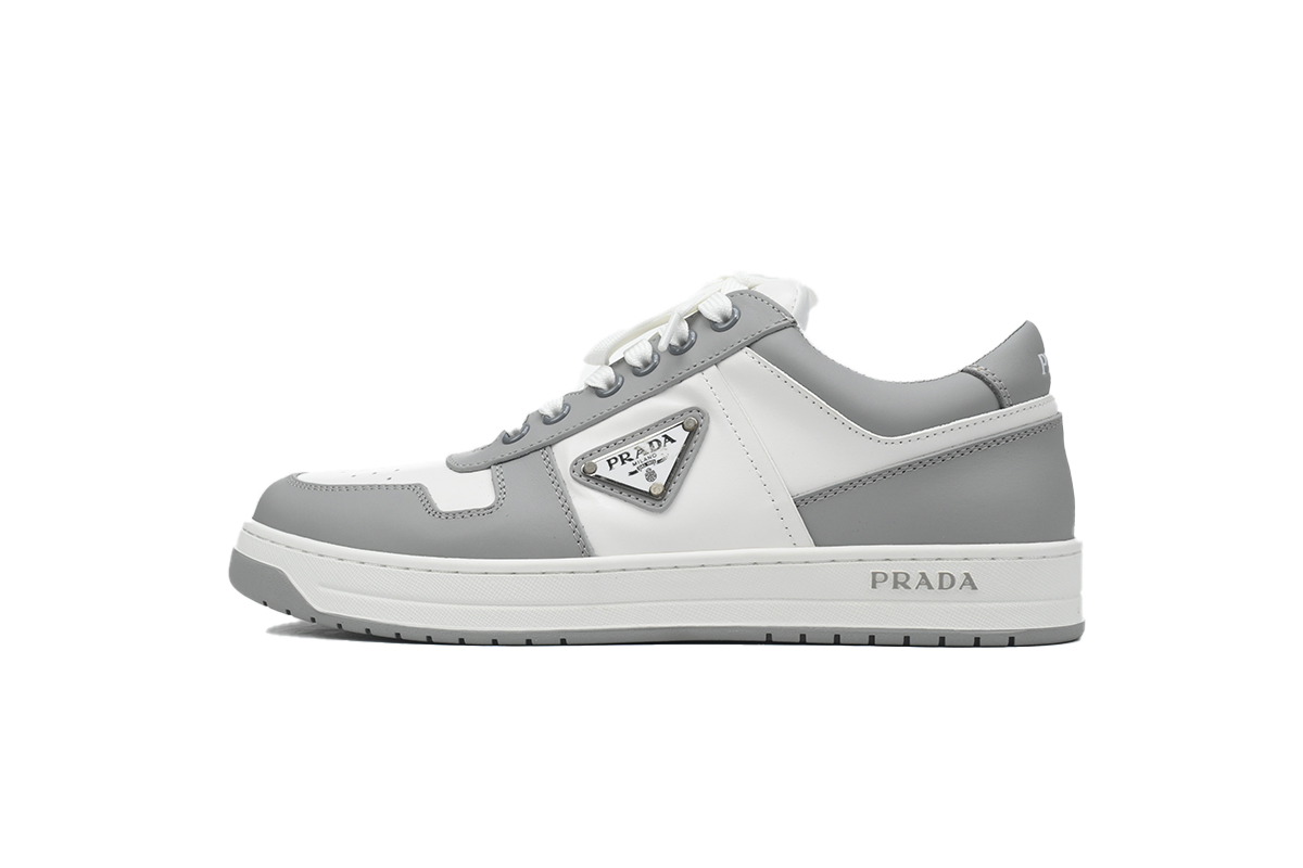 Pra*a downtown low sneakers grey white