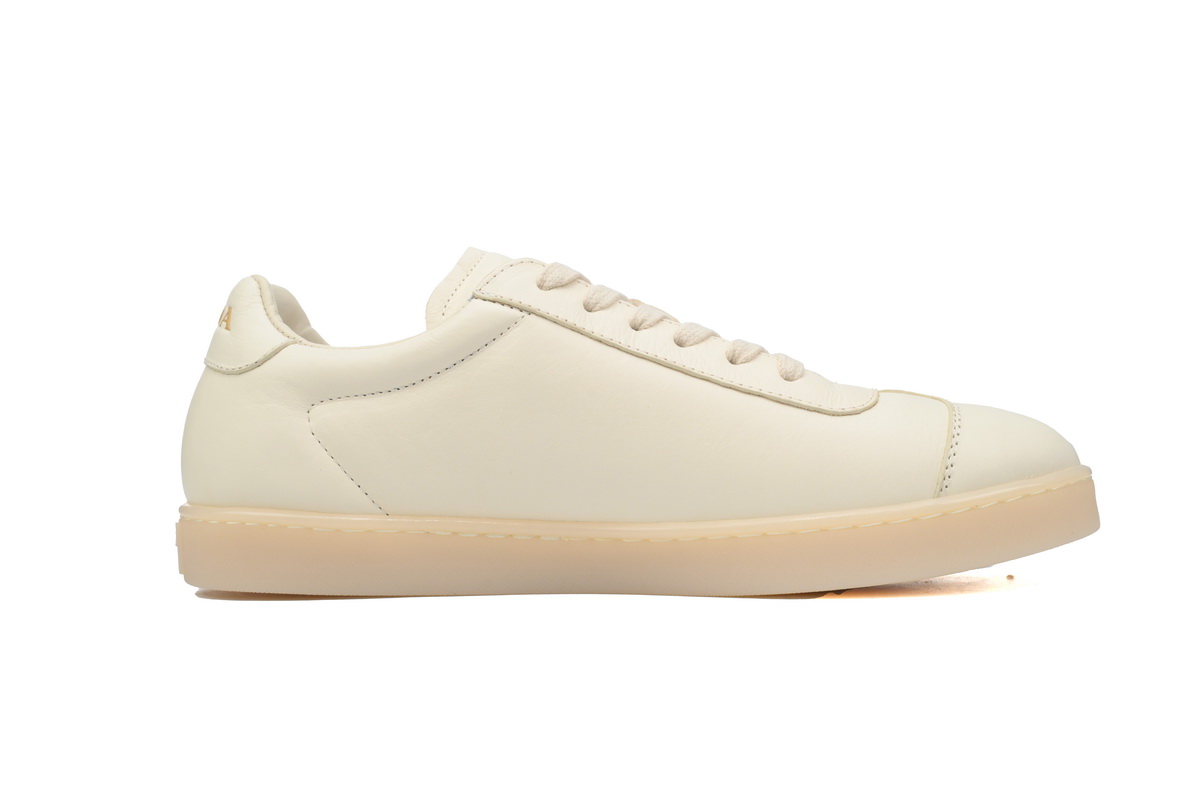 Pra*a downtown low sneakers rice white