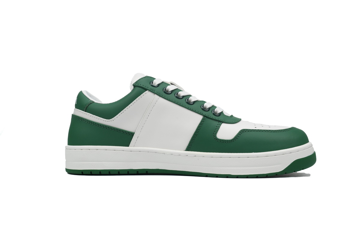 Pra*a downtown low sneakers white green