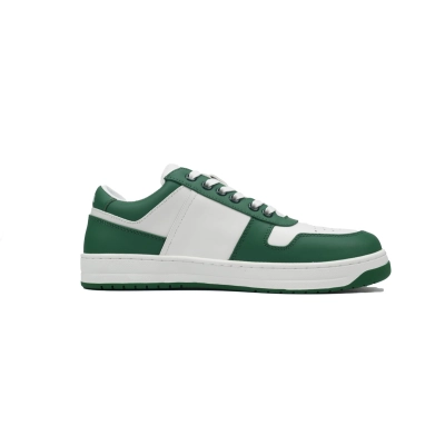 Prada Downtown Low Sneakers White Green 02