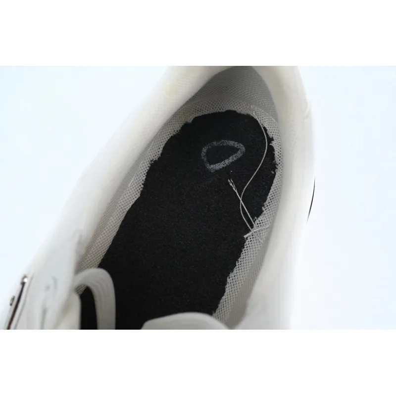 Prada Macro Re-nylon And Brushed Leather Sneakers  white 