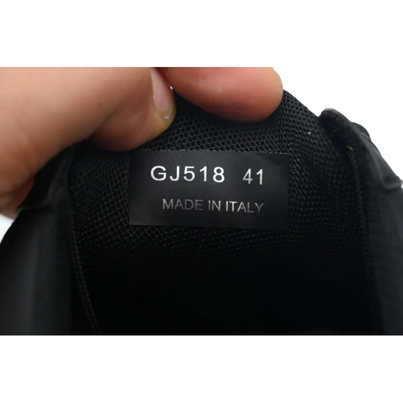 Prada Macro Re-nylon And Brushed Leather Sneakers Black