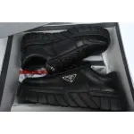 Prada Voluminous Sneakers Leather Black Black  2EE378_3LJ6_F0002