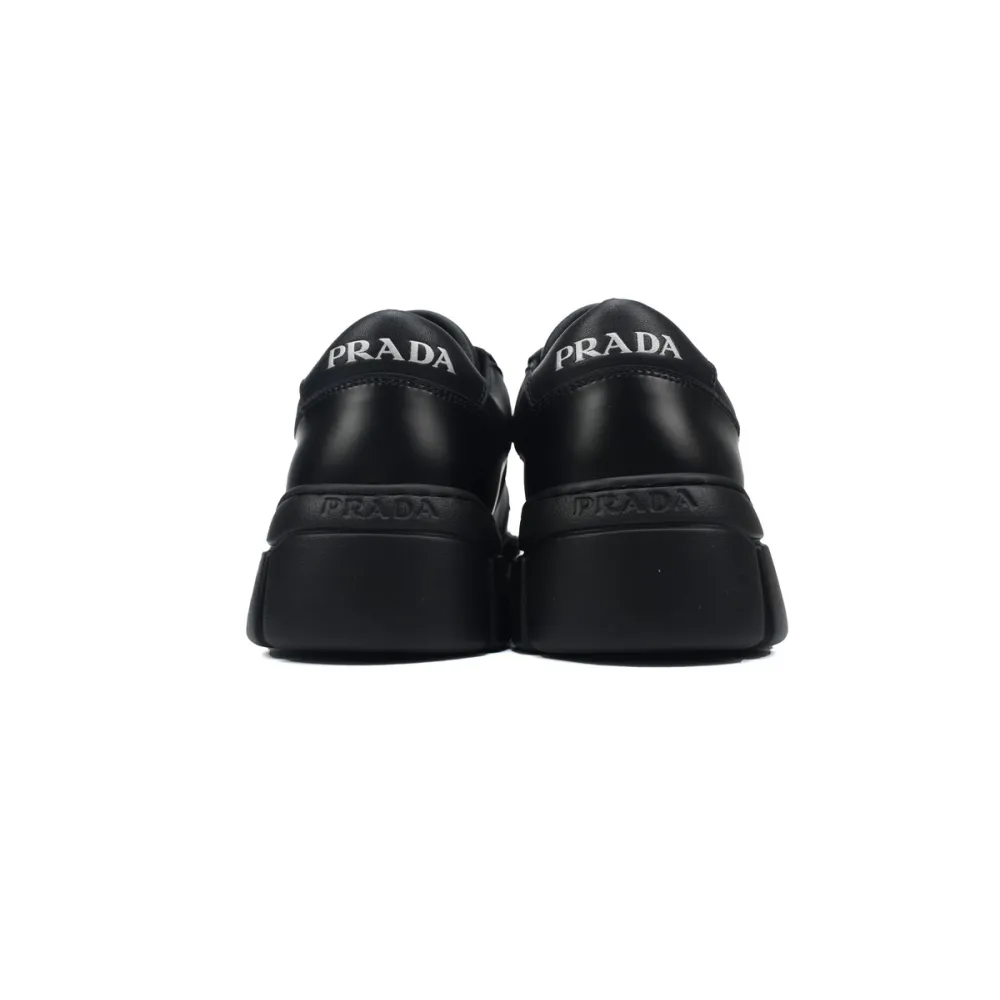 Prada Voluminous Sneakers Leather Black Black  2EE378_3LJ6_F0002