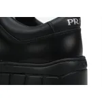 Prada Voluminous Sneakers Leather Black Black  2EE378_3LJ6_F0002