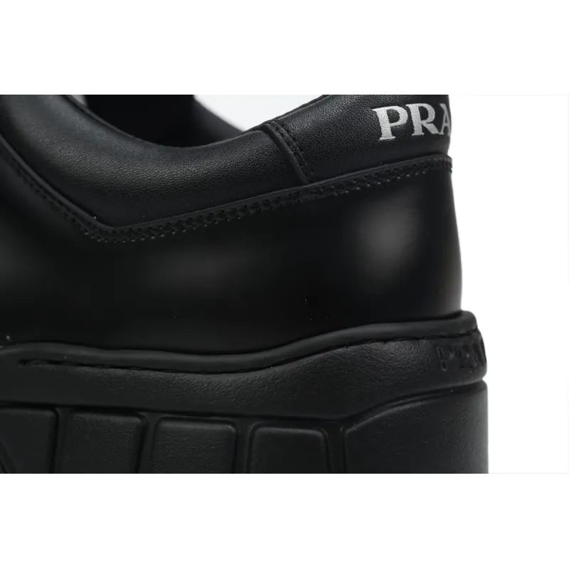 Prada Voluminous Sneakers Leather Black Black  2EE378_3LJ6_F0002