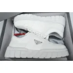 Prada Voluminous Sneakers Leather White White  2EE378_3LJ6_F0009
