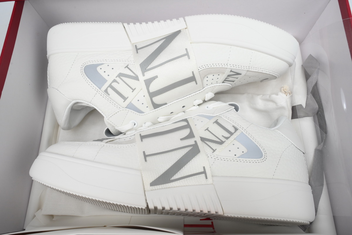 Valentino Garavani VL7N Sneaker Low Top White White Grey XY2S0C58WRQ22E