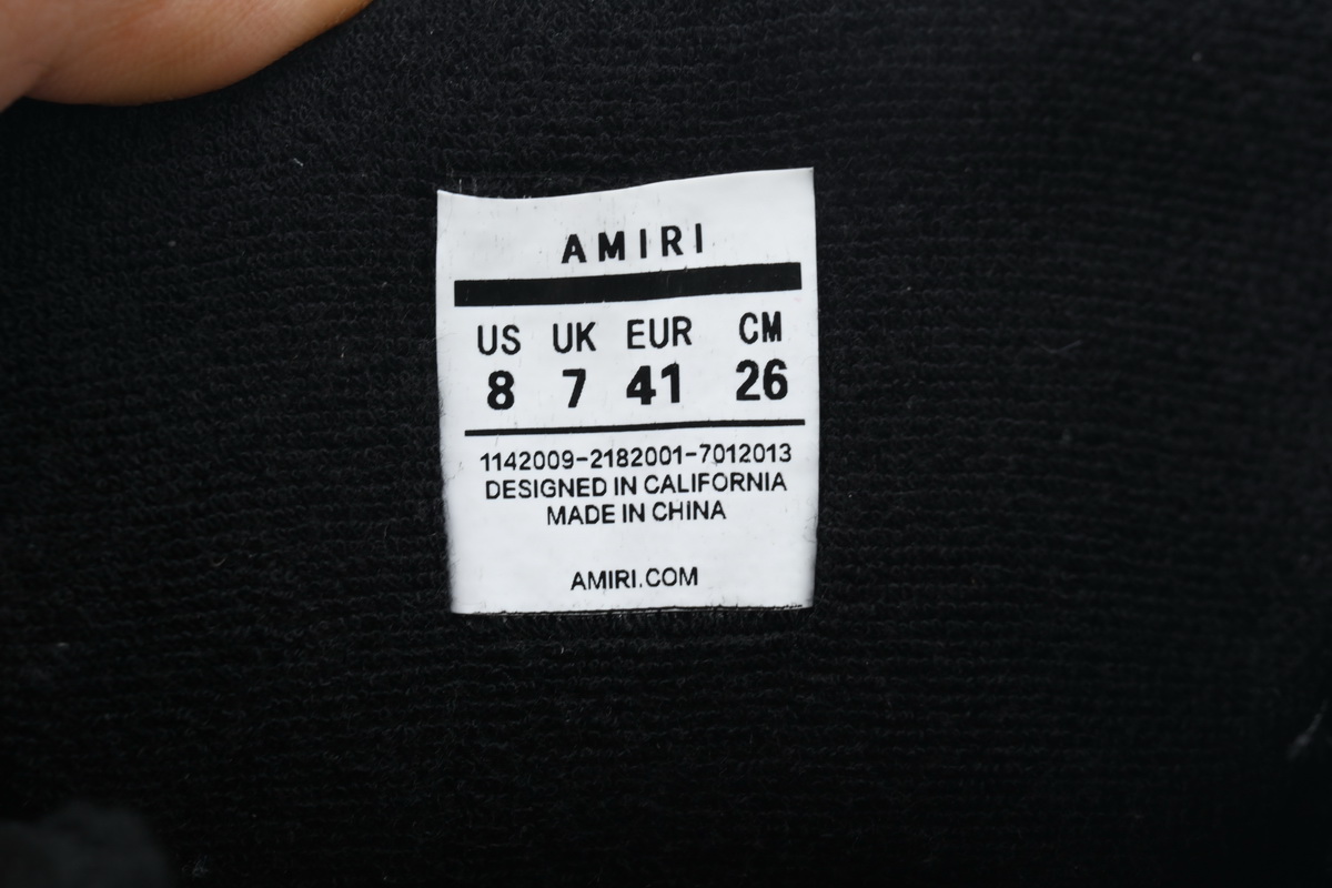 AMIRI MA-1 Black White  AW23MFS009-001