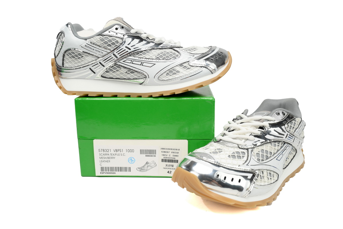 Bo*te*ga ve*ne*ta orbit silver white (women