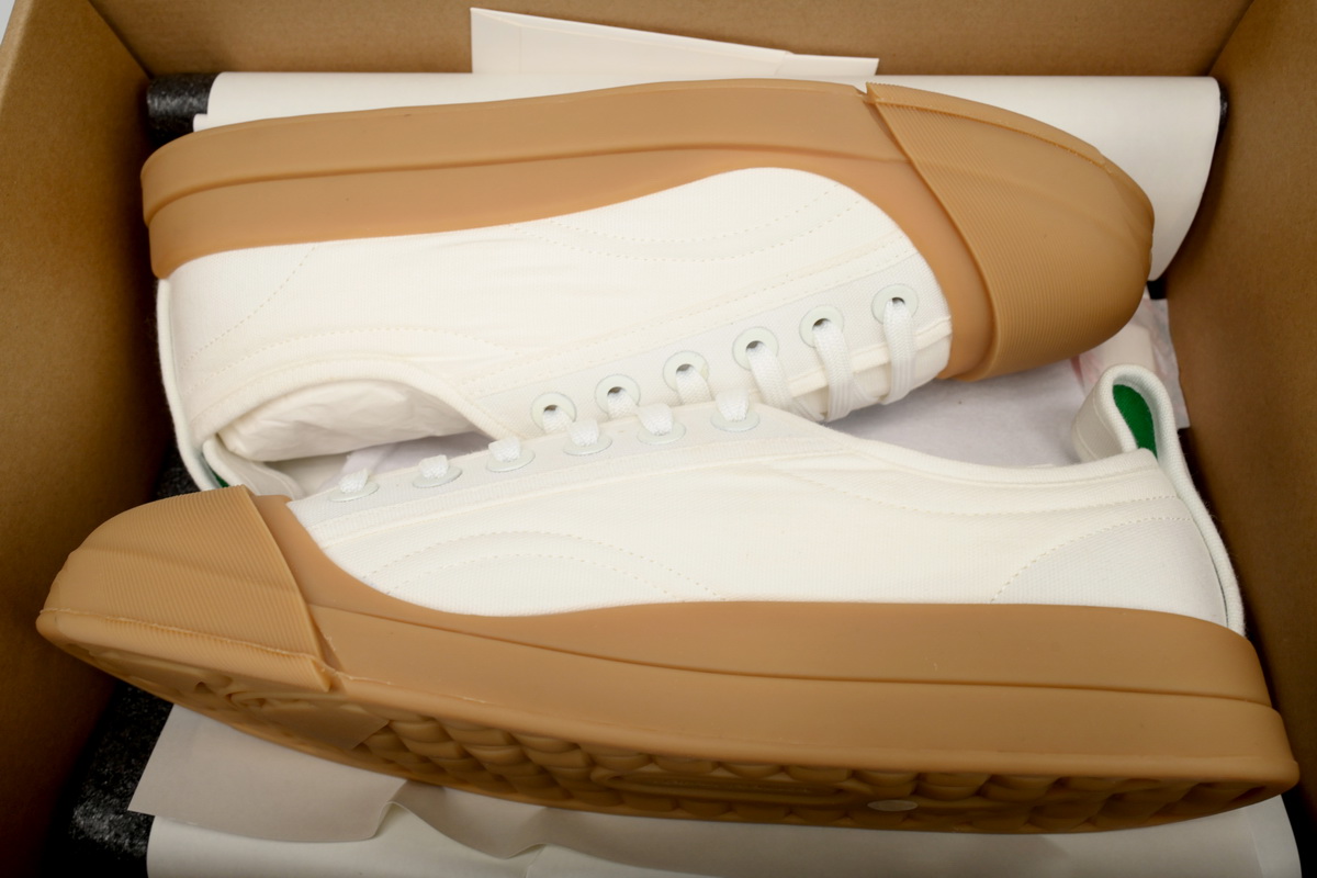 Bo*te*ga ve*ne*ta white brown vulcan sneakers