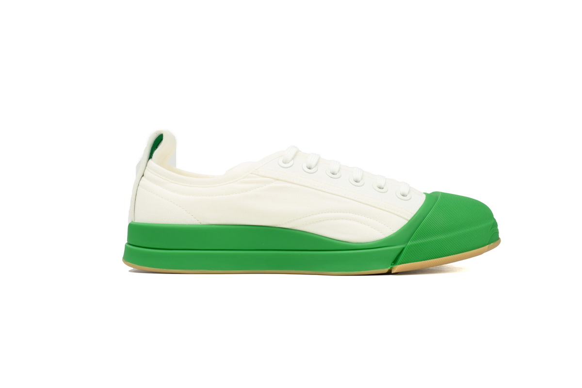 Bo*te*ga ve*ne*ta white green vulcan sneakers