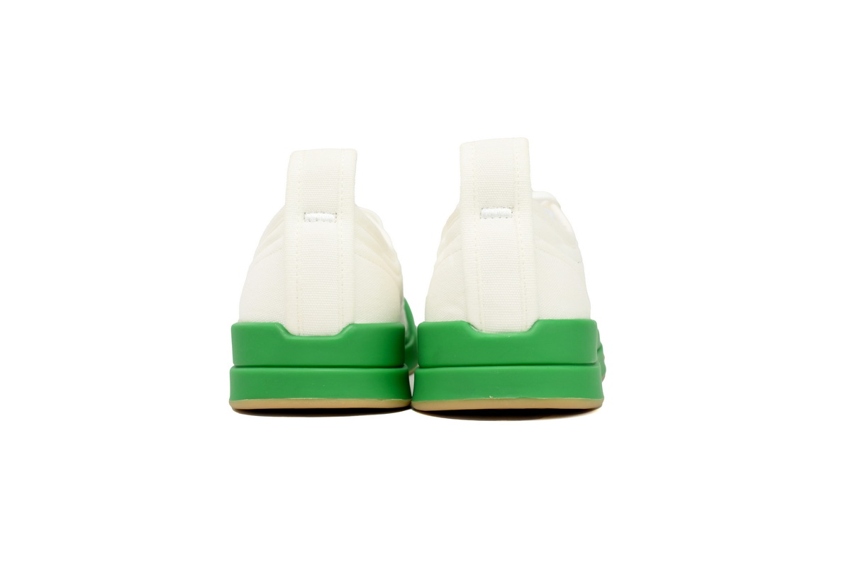 Bo*te*ga ve*ne*ta white green vulcan sneakers