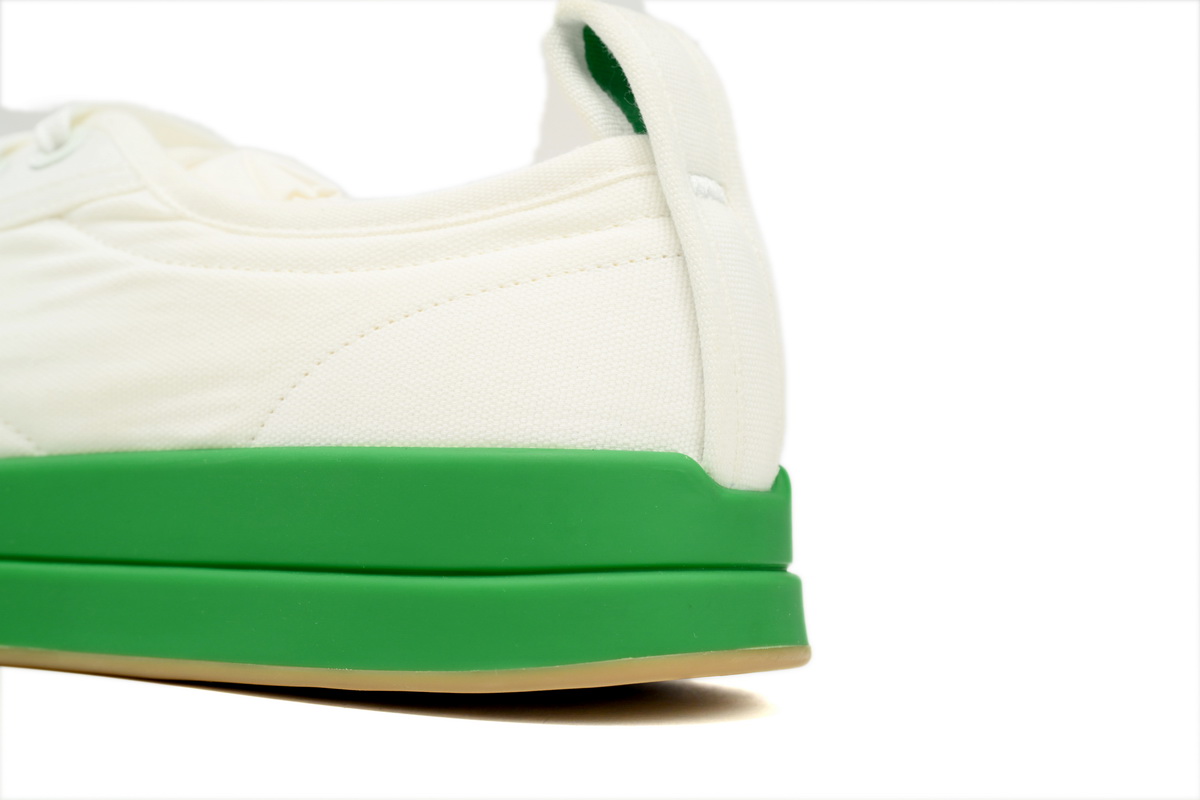 Bo*te*ga ve*ne*ta white green vulcan sneakers