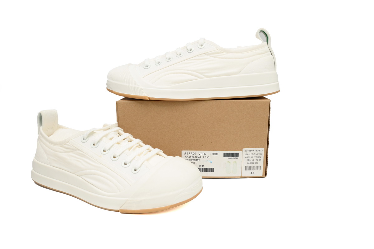 Bo*te*ga ve*ne*ta white vulcan sneakers