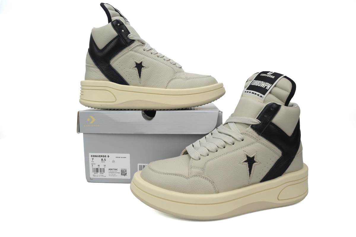 Converse TURBOWPN Mid Rick Owens DRKSHDW Pelican A06758C/DC02CX758-A06R2-6109