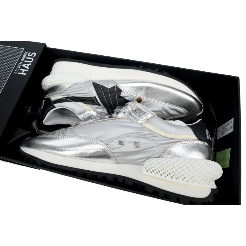 Golden Goose Silver Sneakers