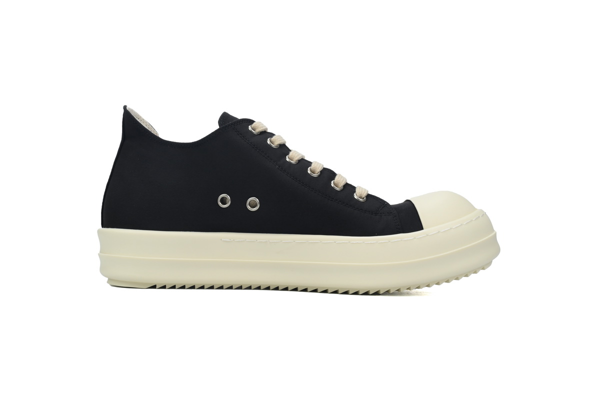 Rick Owens DRKSHDW Lido Low Sneaks Black MilkSS24 DU01D1802CB-911