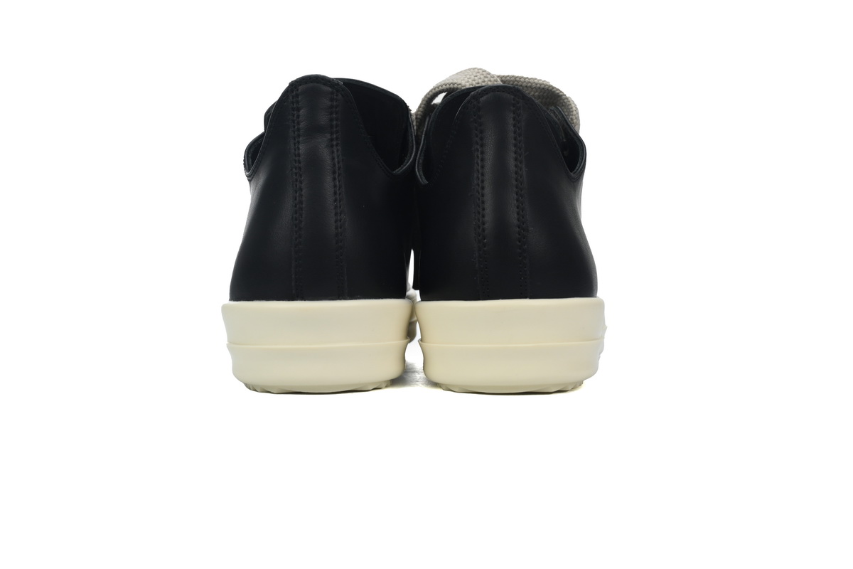 Rick Owens Luxor Low Sneaks Black and White