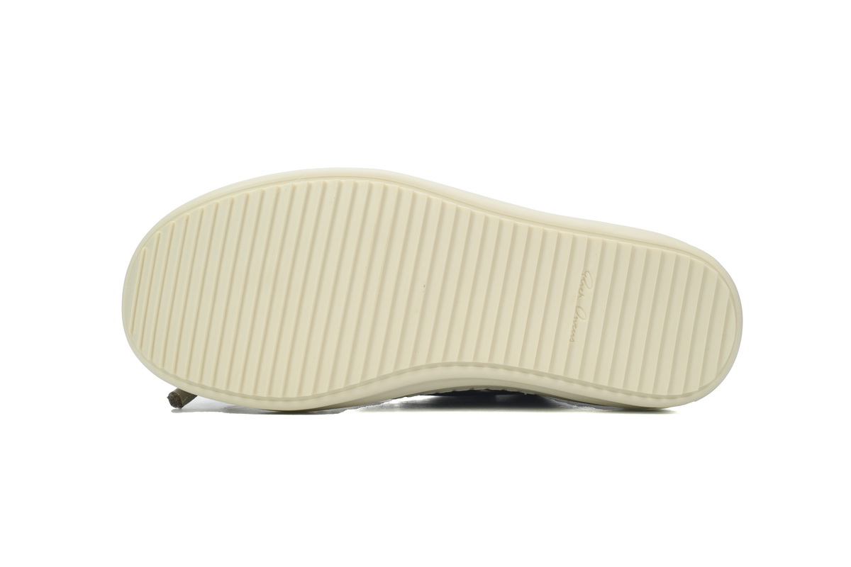 Rick Owens Luxor Low Sneaks Black and White