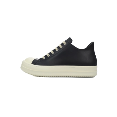 Rick Owens Luxor Low Sneaks Black Cream    RU02C7891-911 01