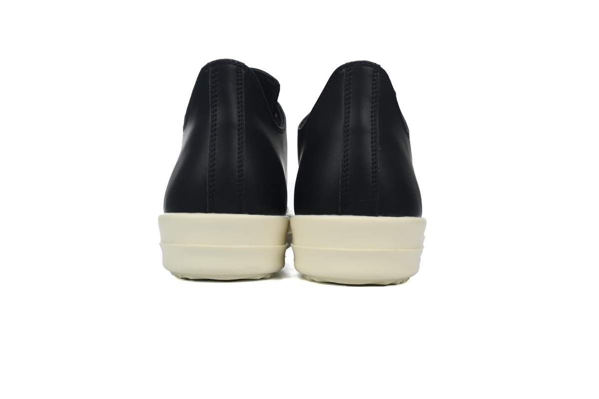 Rick Owens Luxor Low Sneaks Black Cream RU02C7891-911