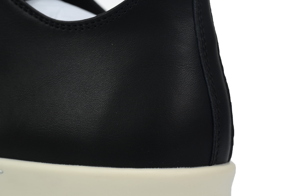Rick Owens Luxor Low Sneaks Black Cream RU02C7891-911