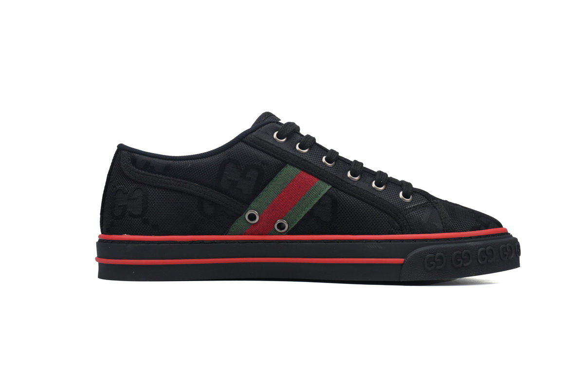 G*u*i off the grid tennis 1977 low econyl black gg green red 628709 h9h70 1072