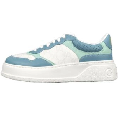  Gucci B GG Supeme White Blue 01