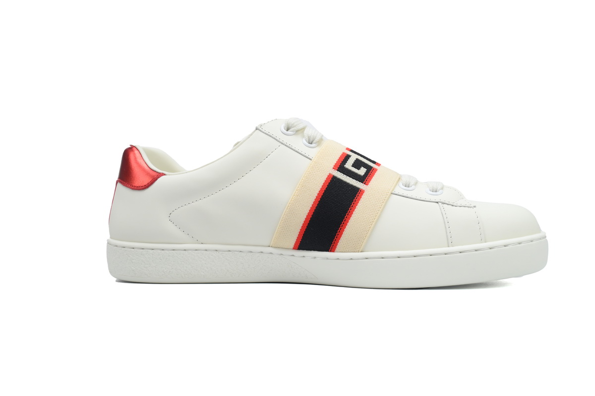 Gucci Ace Stripe Ivory  523469 0FIV0 9091