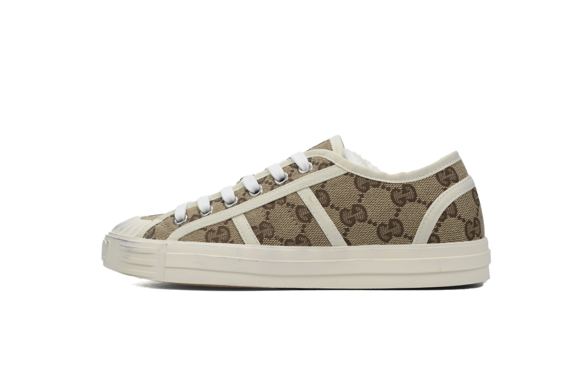 GUCCI Canvas Sneakers Shell Apricot