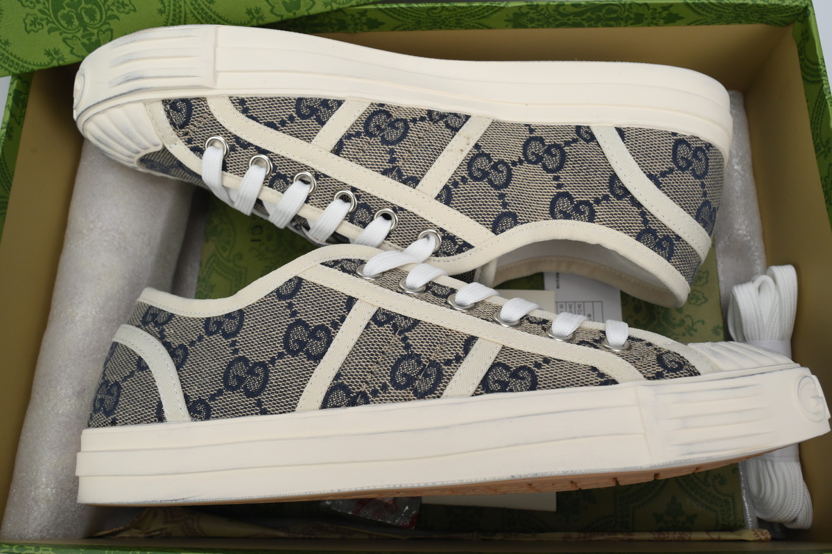 GUCCI Canvas Sneakers Shell Grey