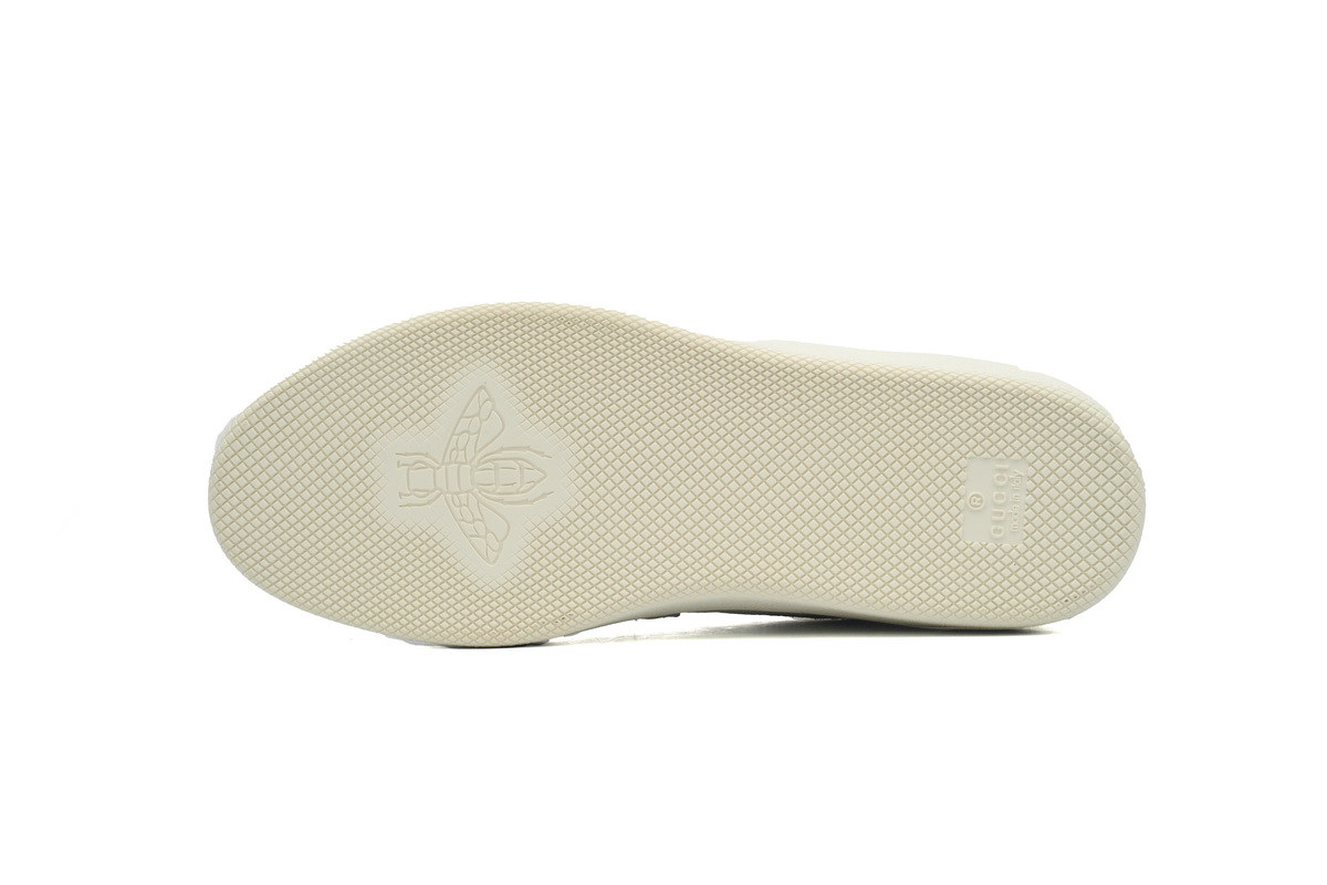 Gucci Interlocking White Suede