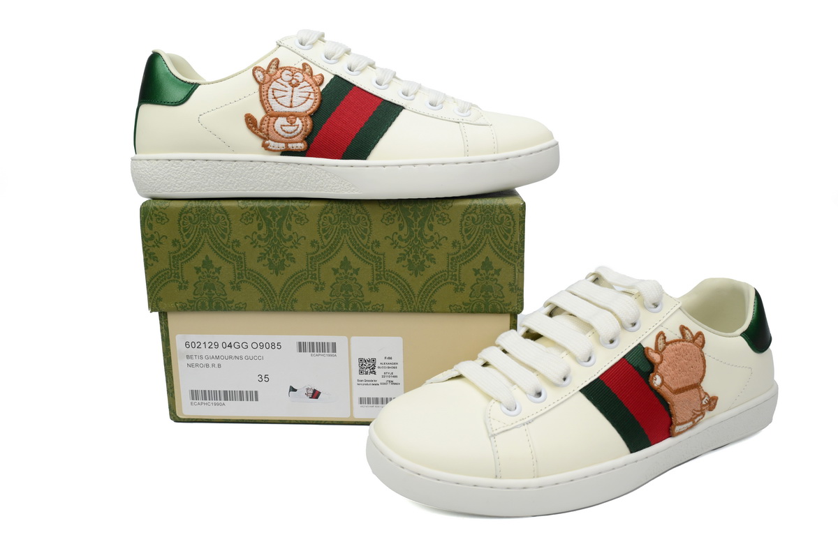 Gucci x Doraemon Ace  655060 0FIU0 9091