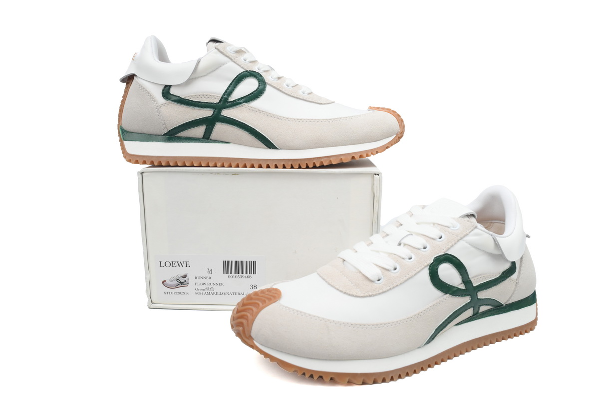LOEWE Flow Runner White Green