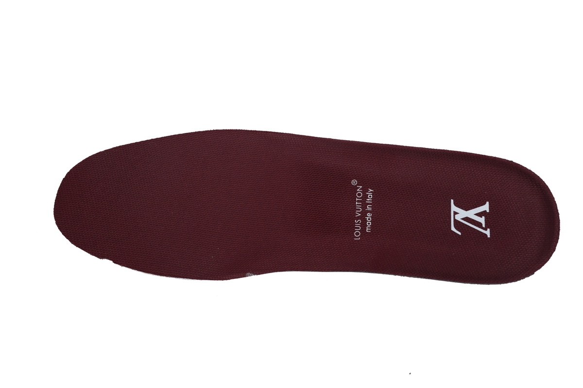 LOUIS VUITTON Discovery Lace Up Wine Red