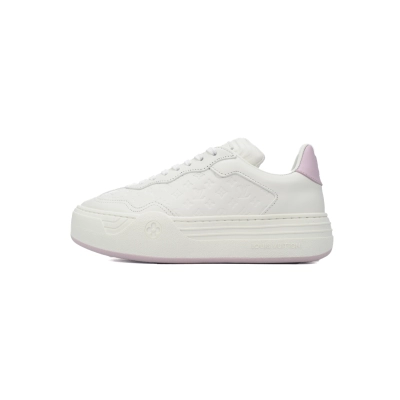 LOUIS VUITTON Groovy Platform Sneaker  Pink White  1ACO5T  01
