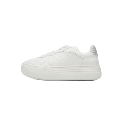 LOUIS VUITTON Groovy Platform Sneaker All White  1ACL5O  01