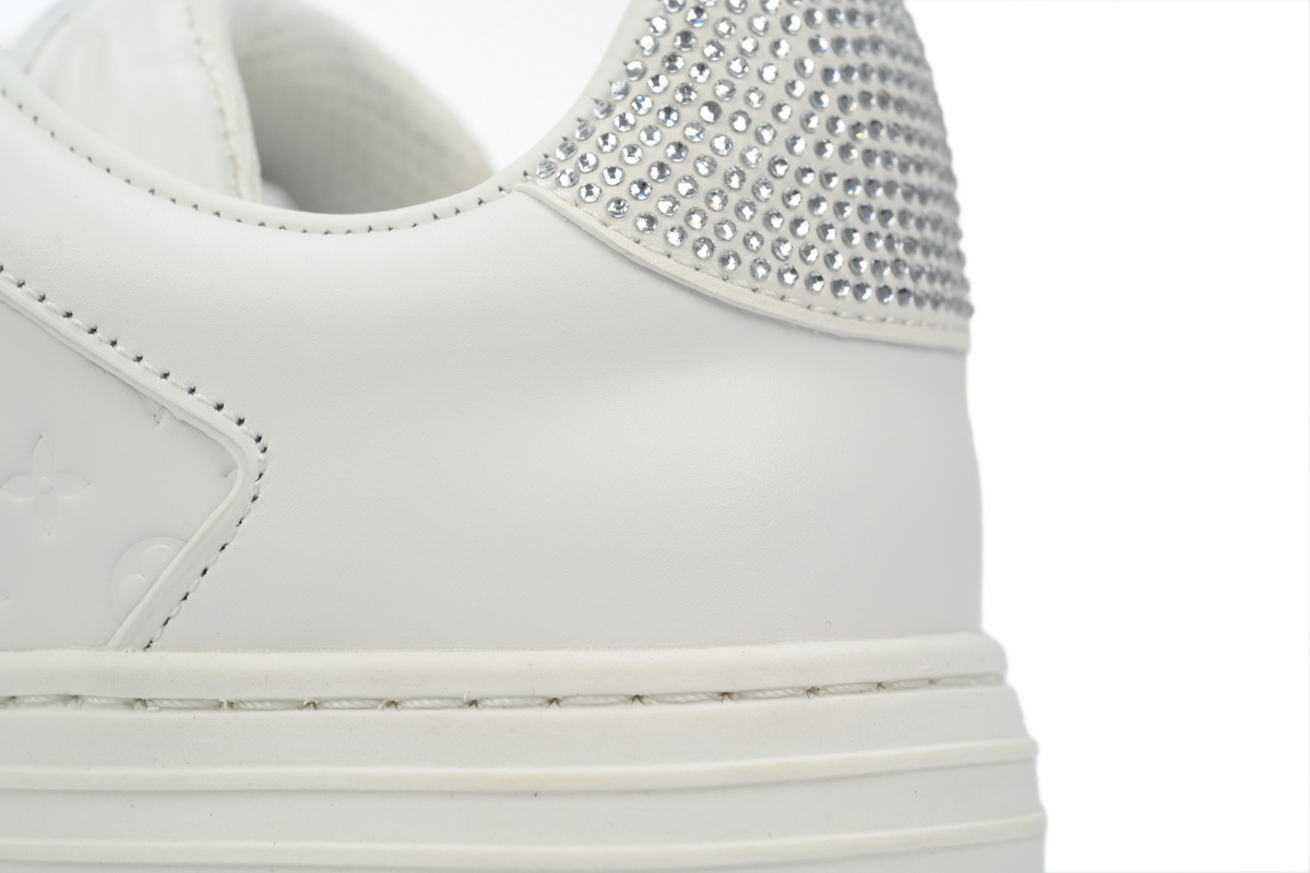 LOUIS VUITTON Groovy Platform Sneaker All White  1ACL5O 