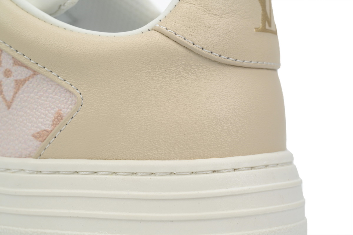 LOUIS VUITTON Groovy Platform Sneaker Pink Brown  1ACSVV 