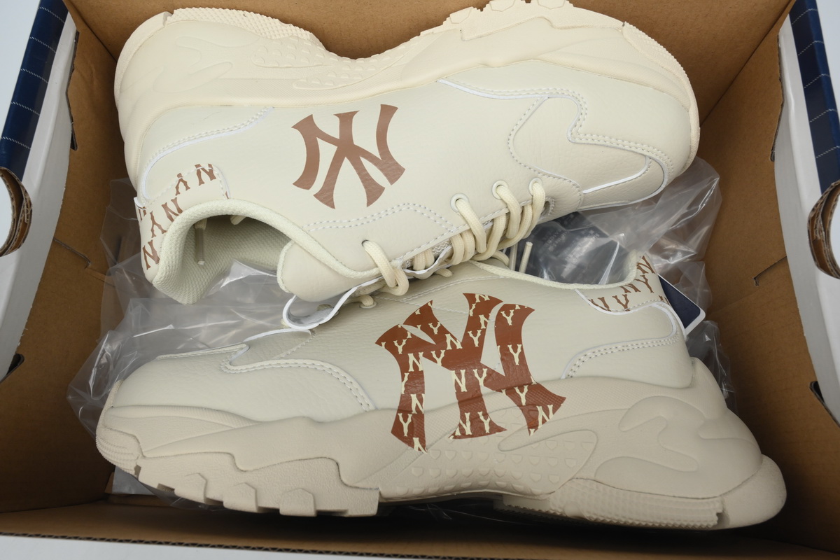 Giày MLB Chunky Liner Basic New York Yankees Sneaker  3ASHBMN3N-50IVS