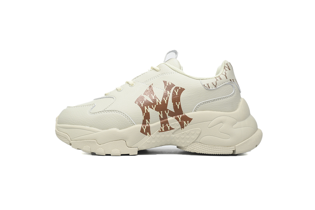 Giày MLB Chunky Liner Basic New York Yankees Sneaker  3ASHBMN3N-50IVS