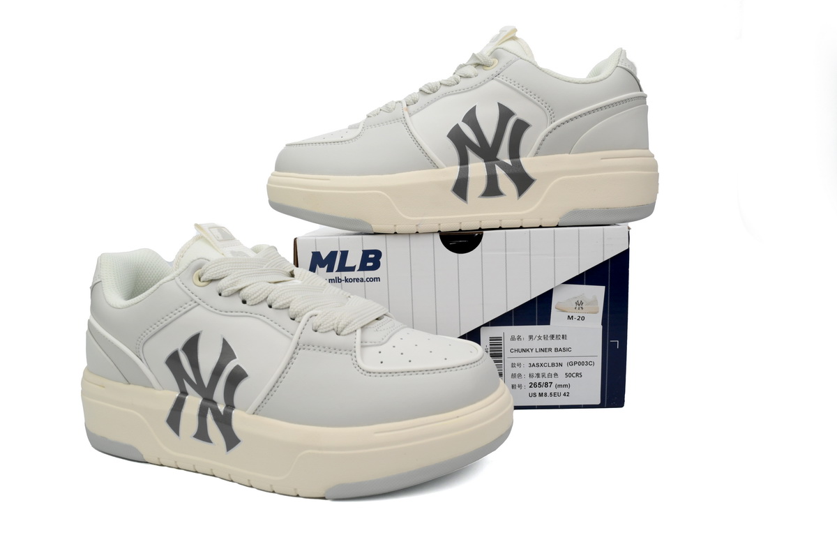 Giày MLB Chunky Liner Basic New York Yankees Sneaker  3ASXCLB3N-50CRS