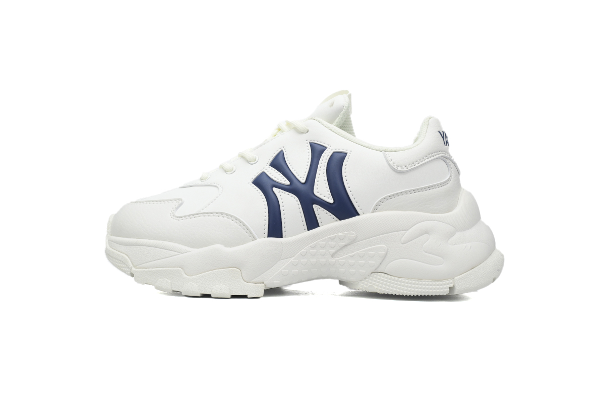 Giày MLB Chunky Liner Basic New York Yankees Sneaker  3ASHBCW3N-50WHS