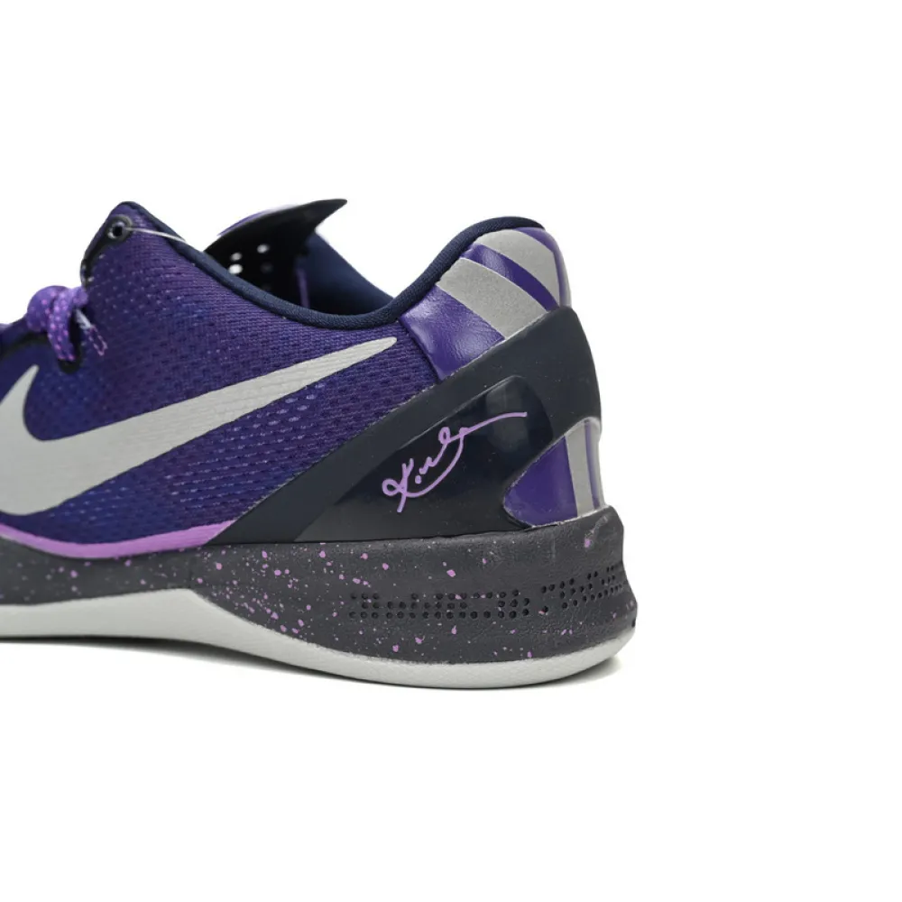 Nike Kobe 8 Playoffs Purple Platinum   555035-500 