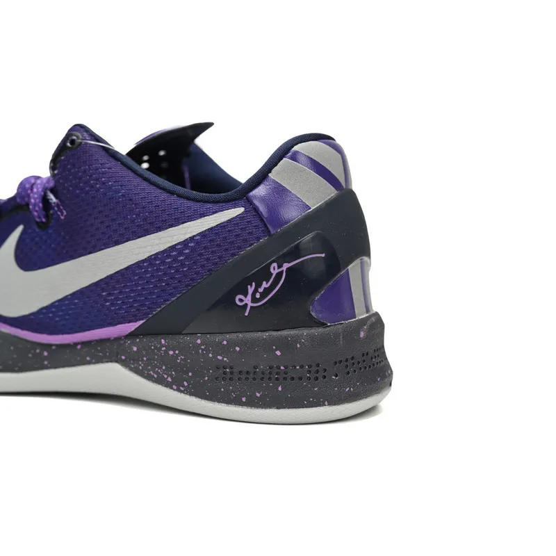 Nike Kobe 8 Playoffs Purple Platinum   555035-500 