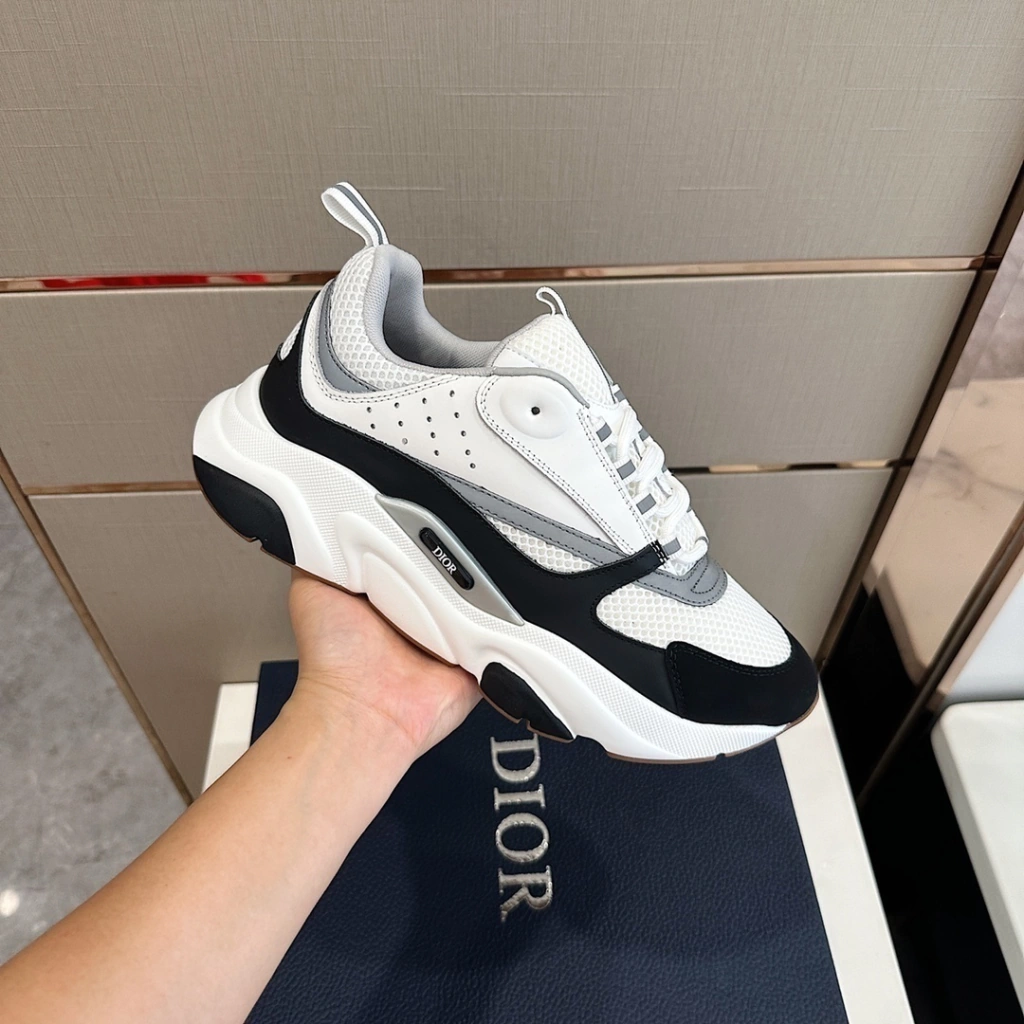 Fake Dior B22 White Black 3SN231YKB_H968 From Obo Sneaker