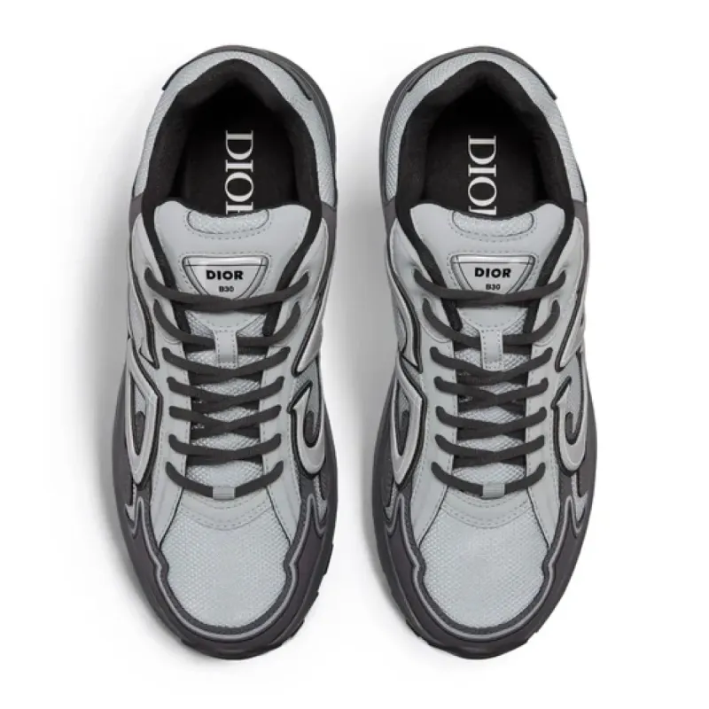 Dior B30 Grey Anthracite Trainer   3SN279ZRA_H868