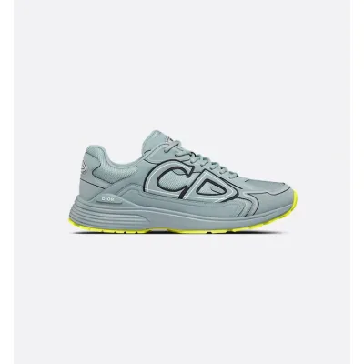 Dior B30 Sneaker Blue Mesh and Technical Fabric 02