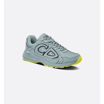 Dior B30 Sneaker Blue Mesh and Technical Fabric 01